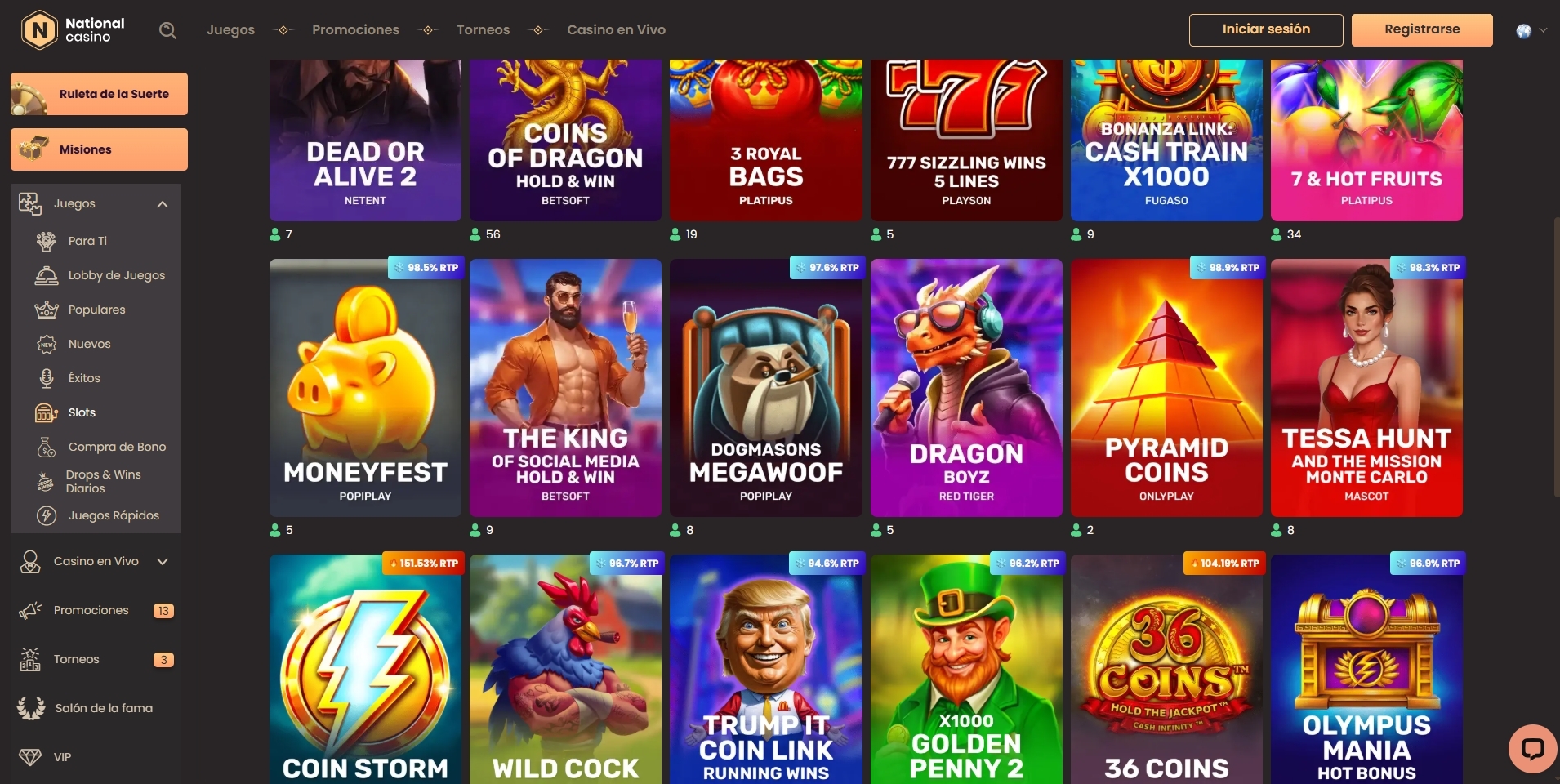 National Casino Tragamonedas