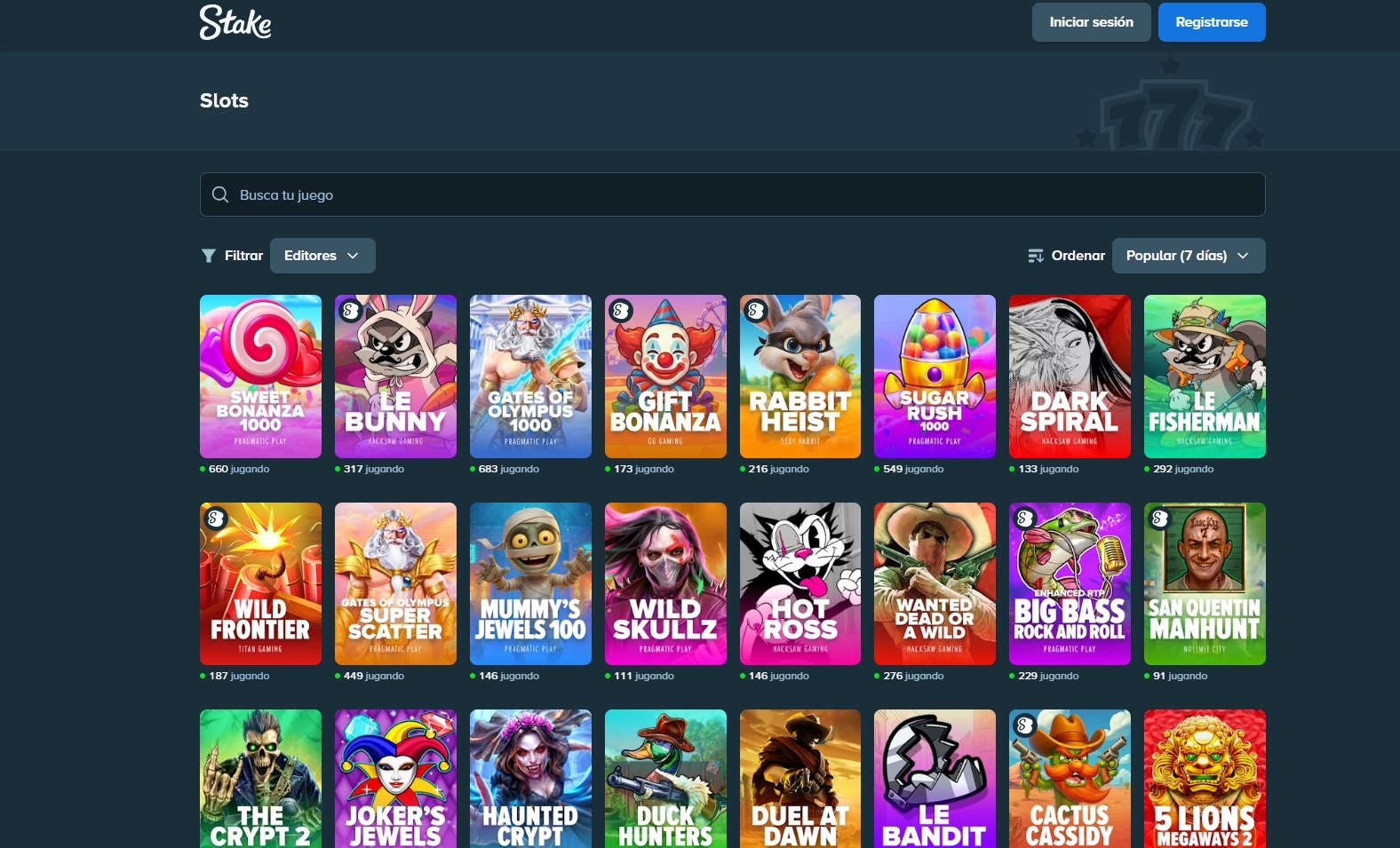 Stake Casino Tragamonedas