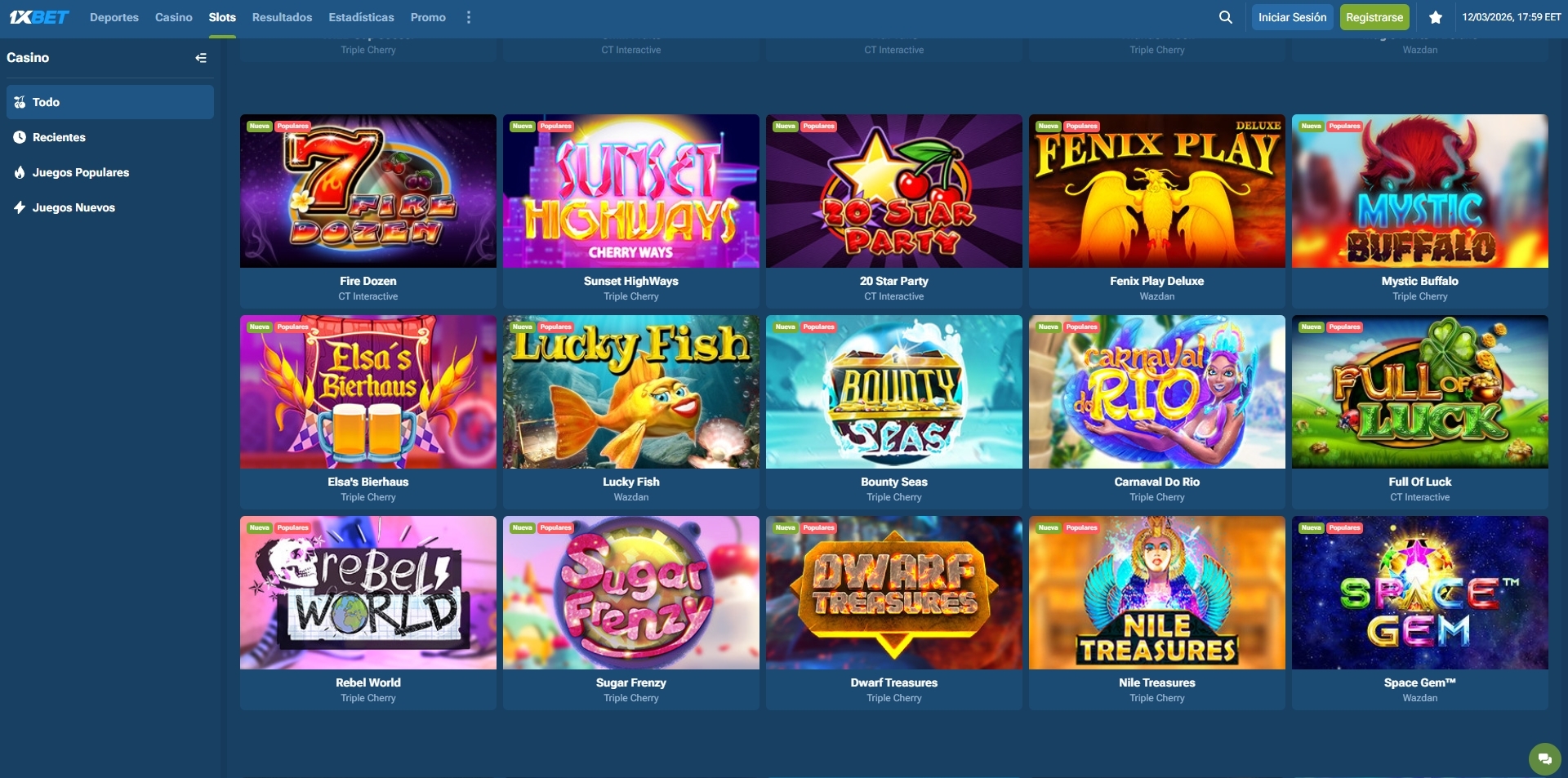 1XBet Juegos Tragamonedas