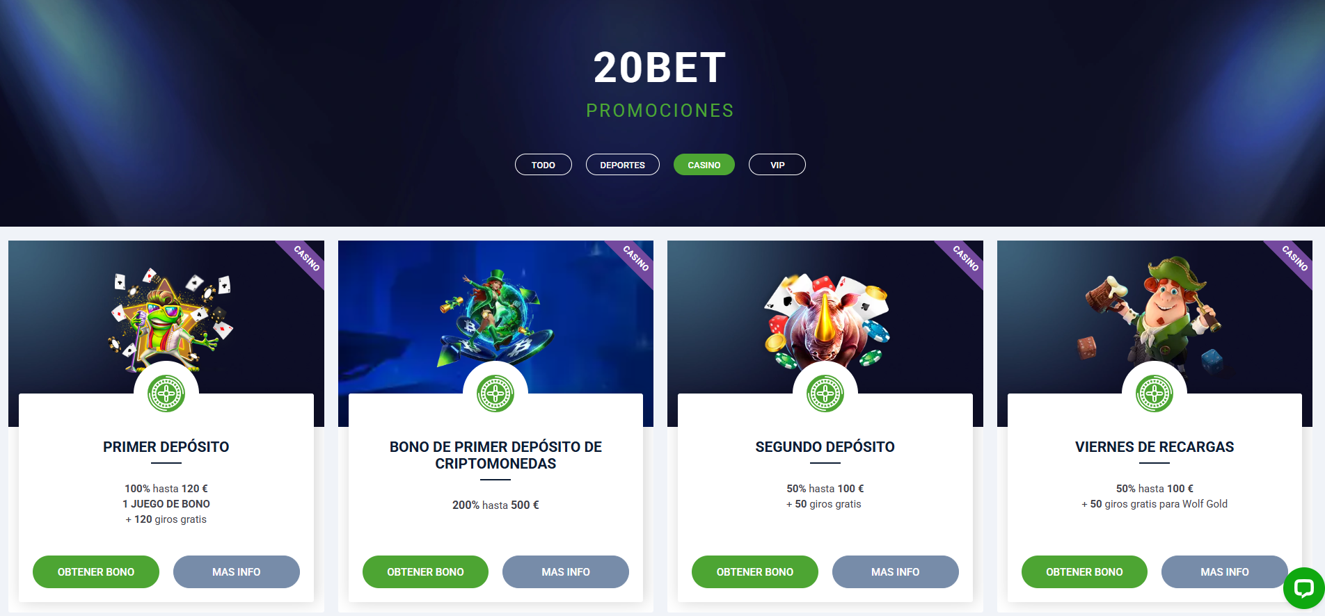 20Bet Bono
