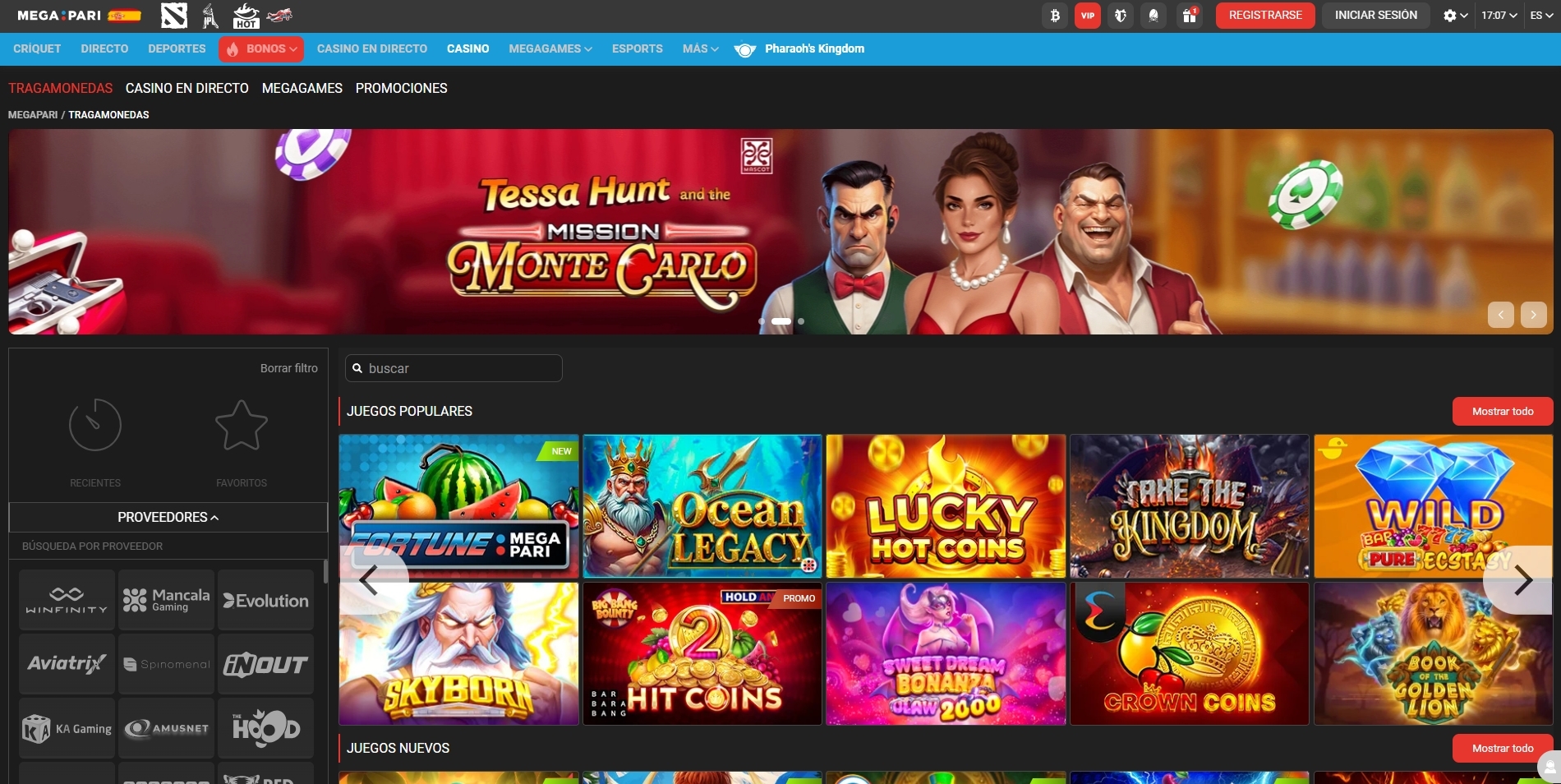 MegaPari Tragaperras