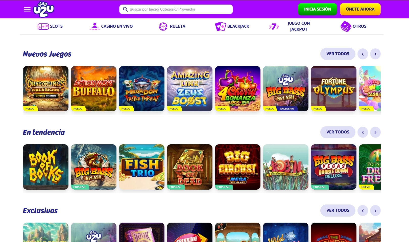 PlayUzu Tragamonedas